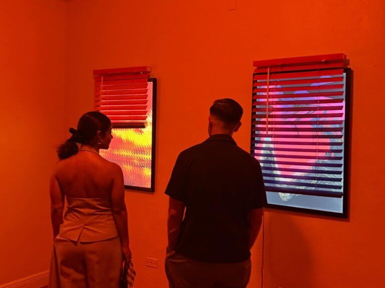 Light-based installation using thermal imagery to reveal invisible climate conditions embedded in familiar landscapes.