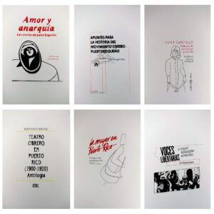 Six images compiled about Luisa Capetillo and liberation.