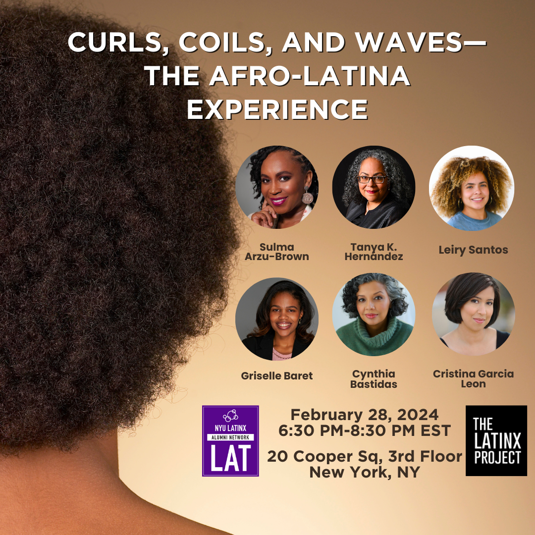 Partner Event: Curls, Coils, and Waves: The Afro Latina Experience