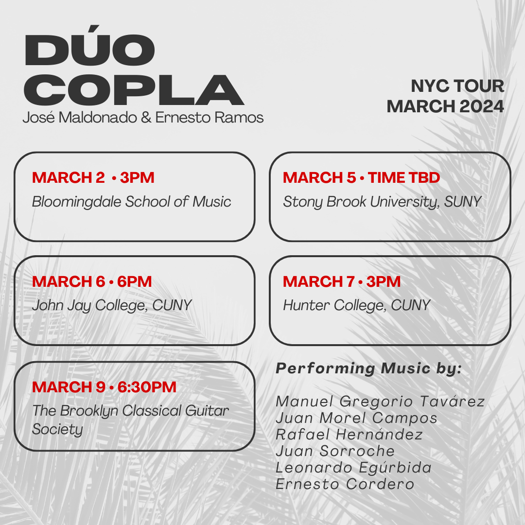 Dúo Copla: NYC Tour