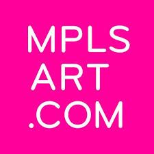 MPLSART - White on pink background