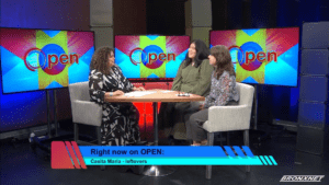 Screenshot from BronxNet Interview with Alexis Marie Montoya